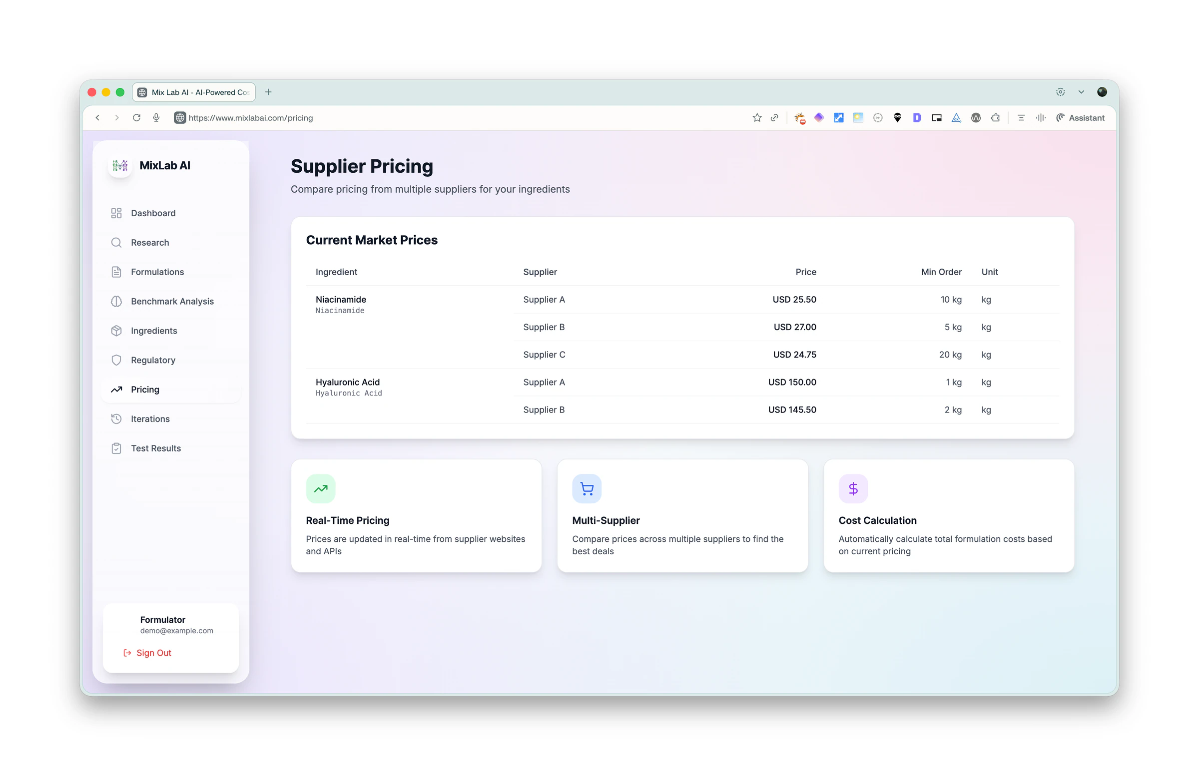 MixLab AI screen