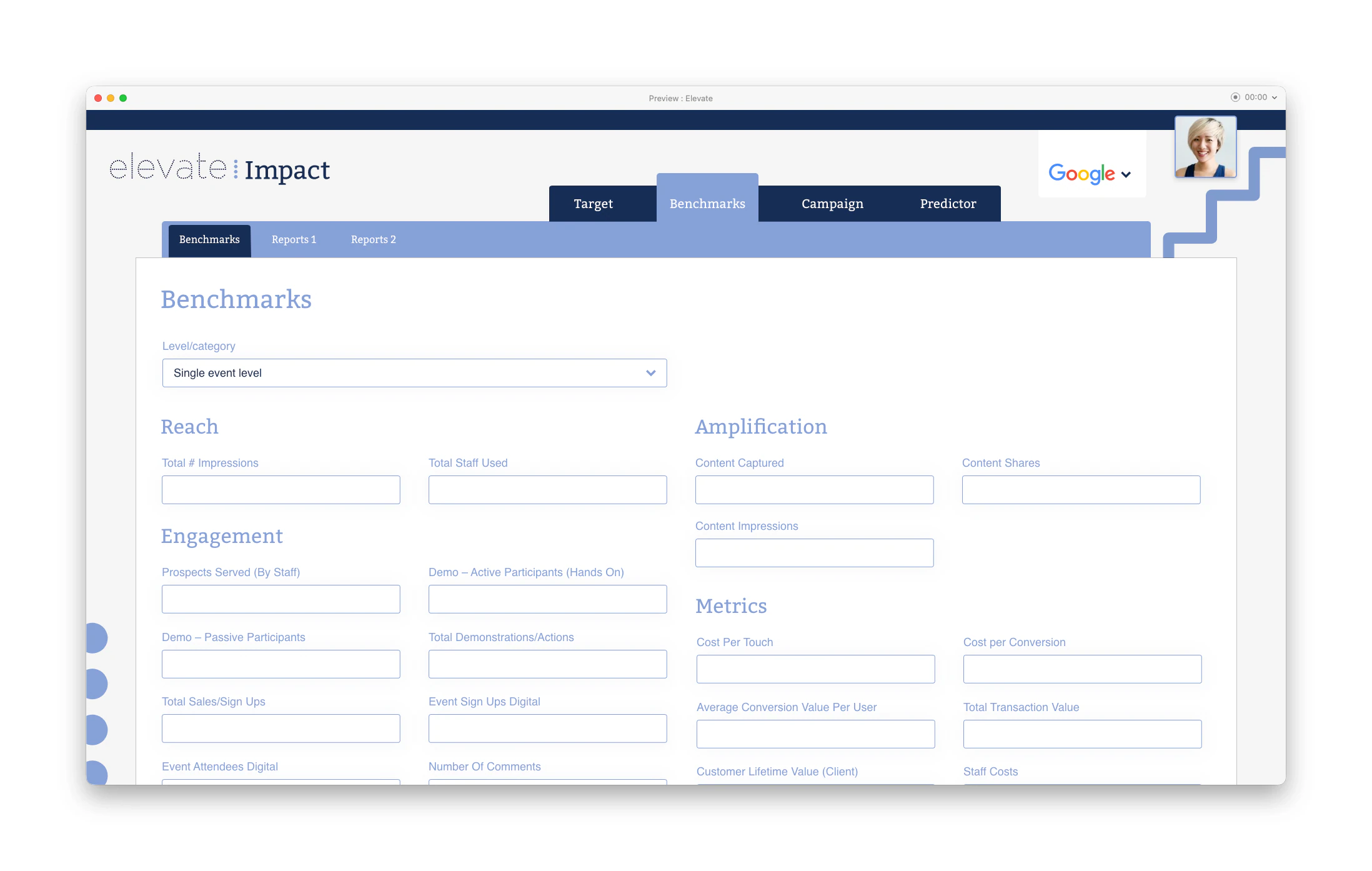 elevate – Benchmarks