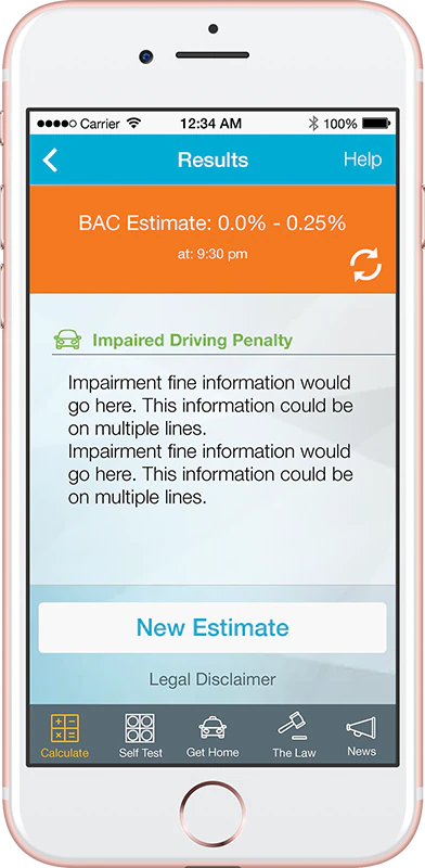 Impaired Driving Education App