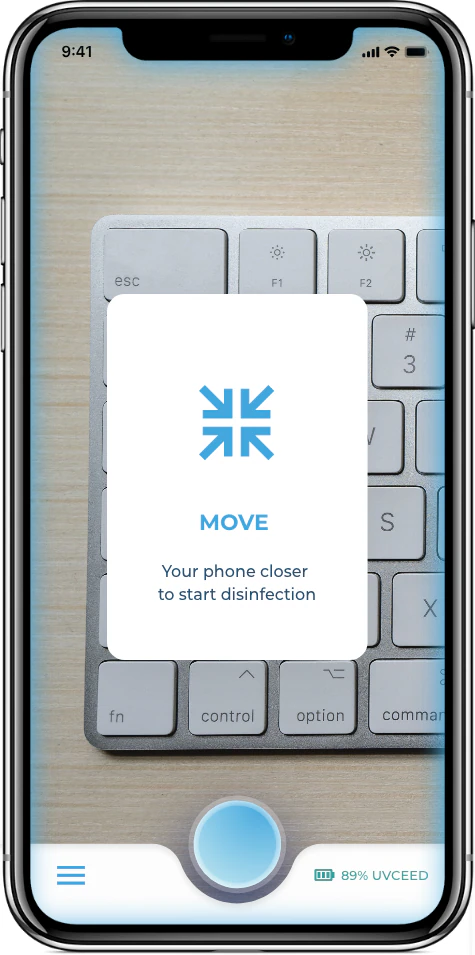 UVCeed Move Phone Closer